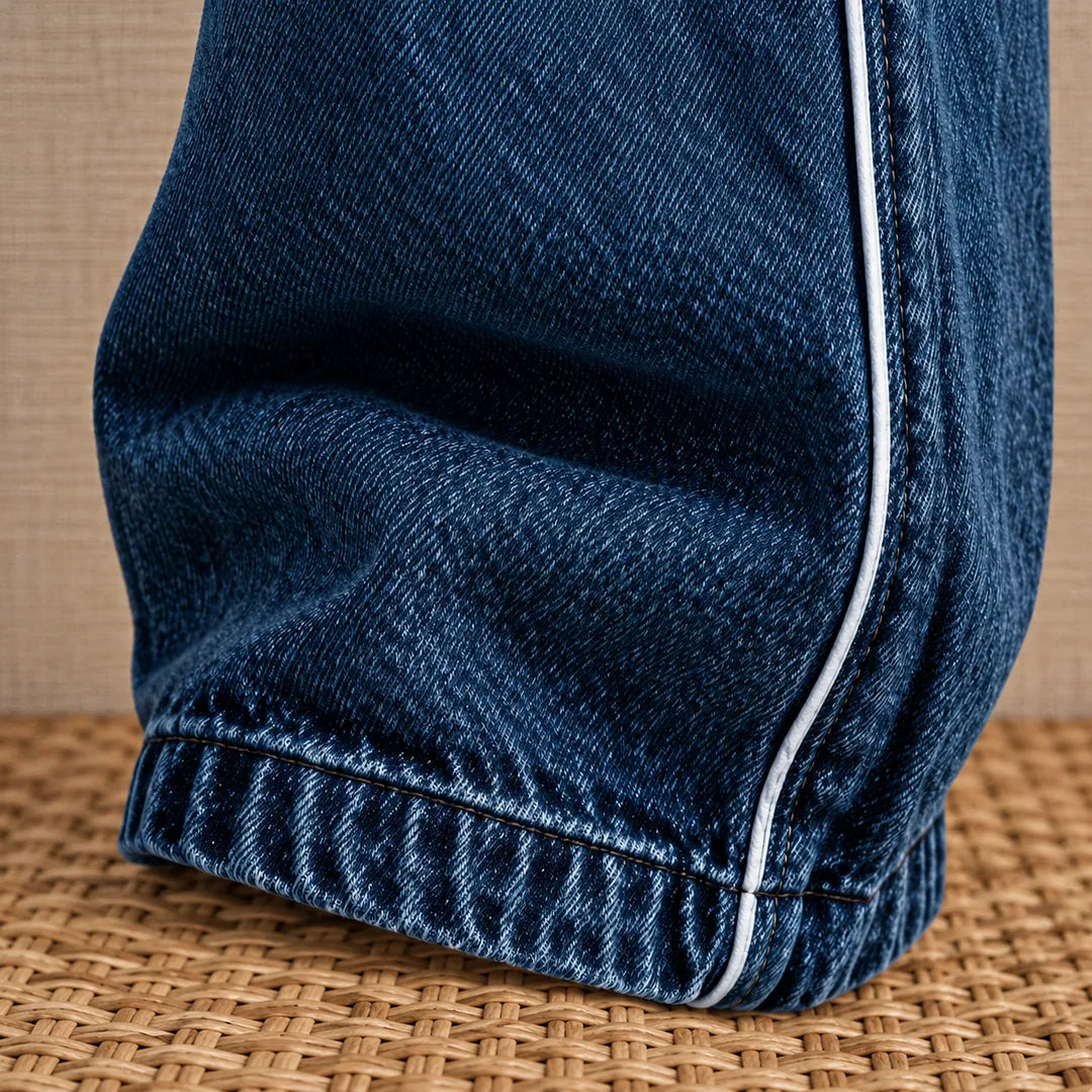 Contrast Stripe Casual Pants