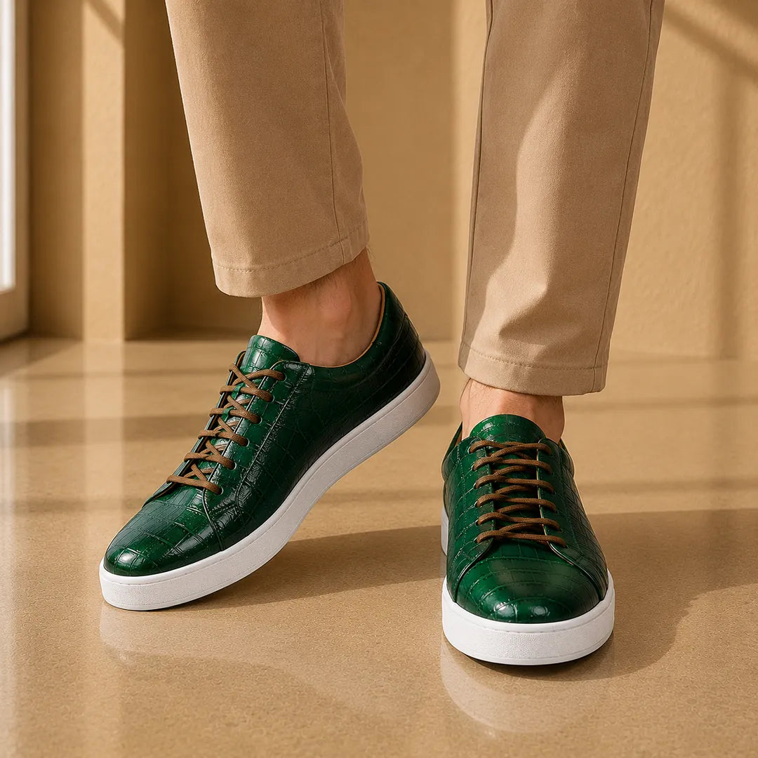 Embossed Casual Sneakers