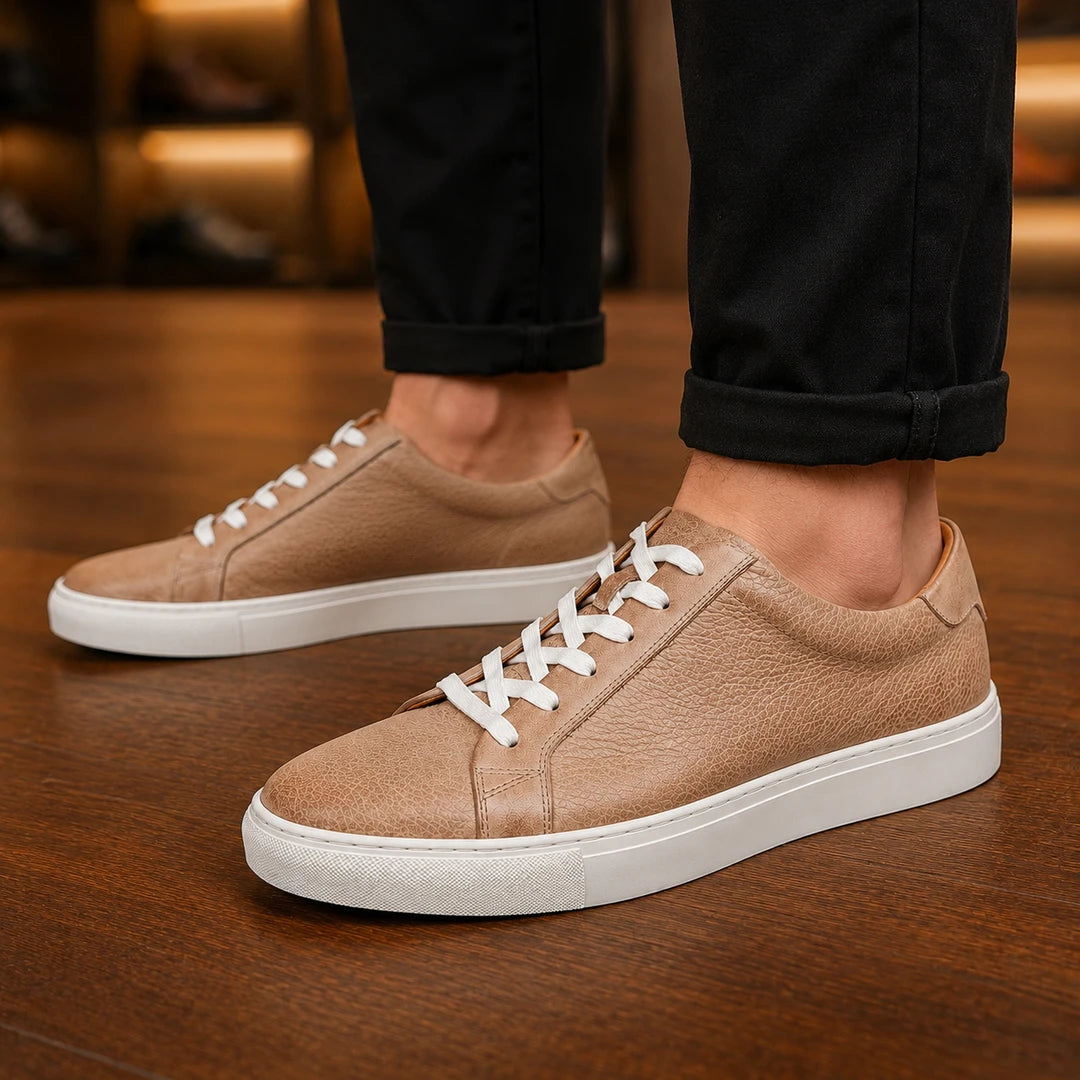Refined Leather Sneakers