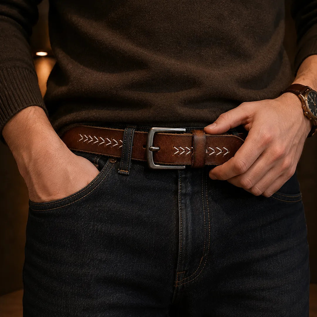 Textured Casual Belt