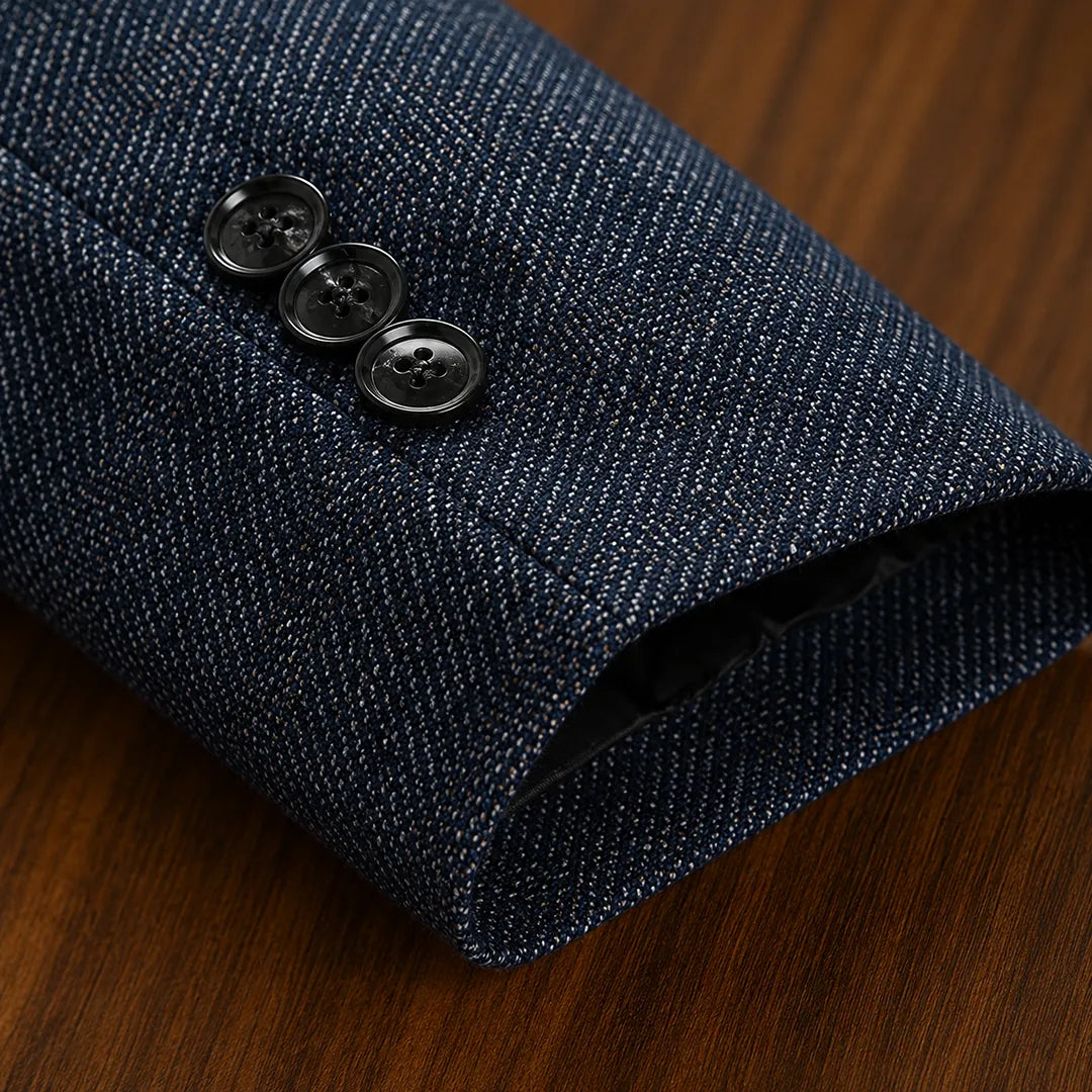 Textured Casual Blazer