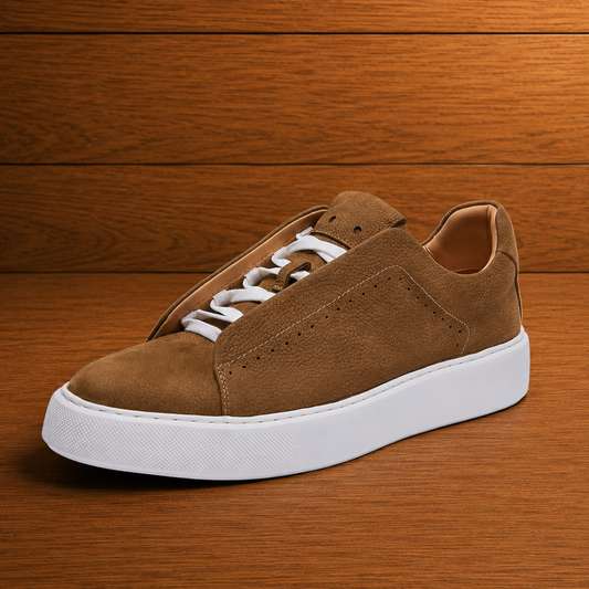 Retro Leather Casual Sneakers