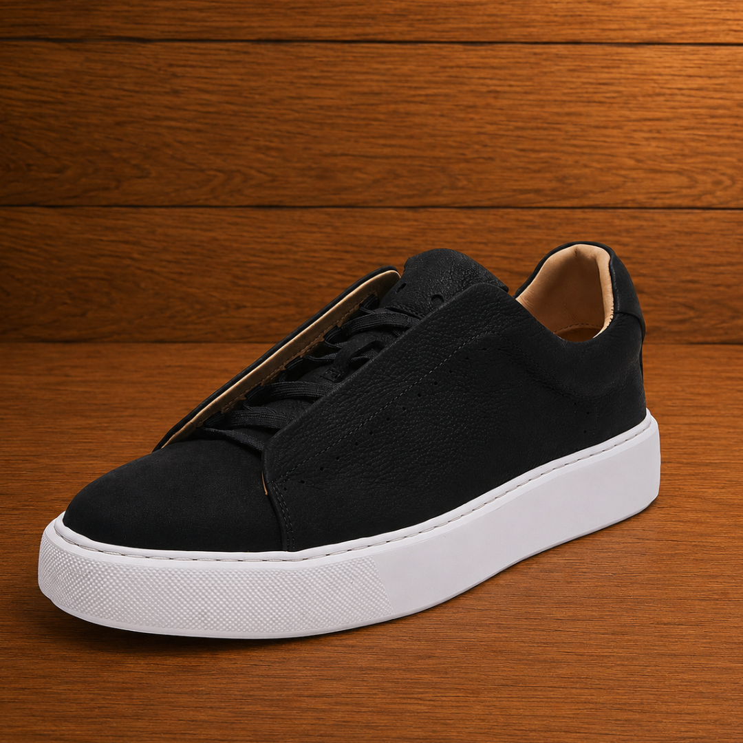 Retro Leather Casual Sneakers