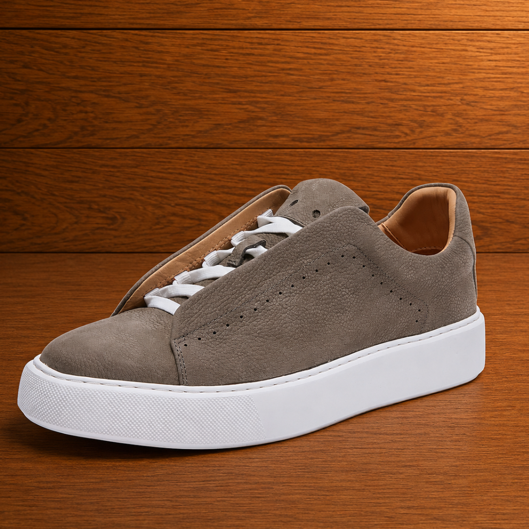 Retro Leather Casual Sneakers