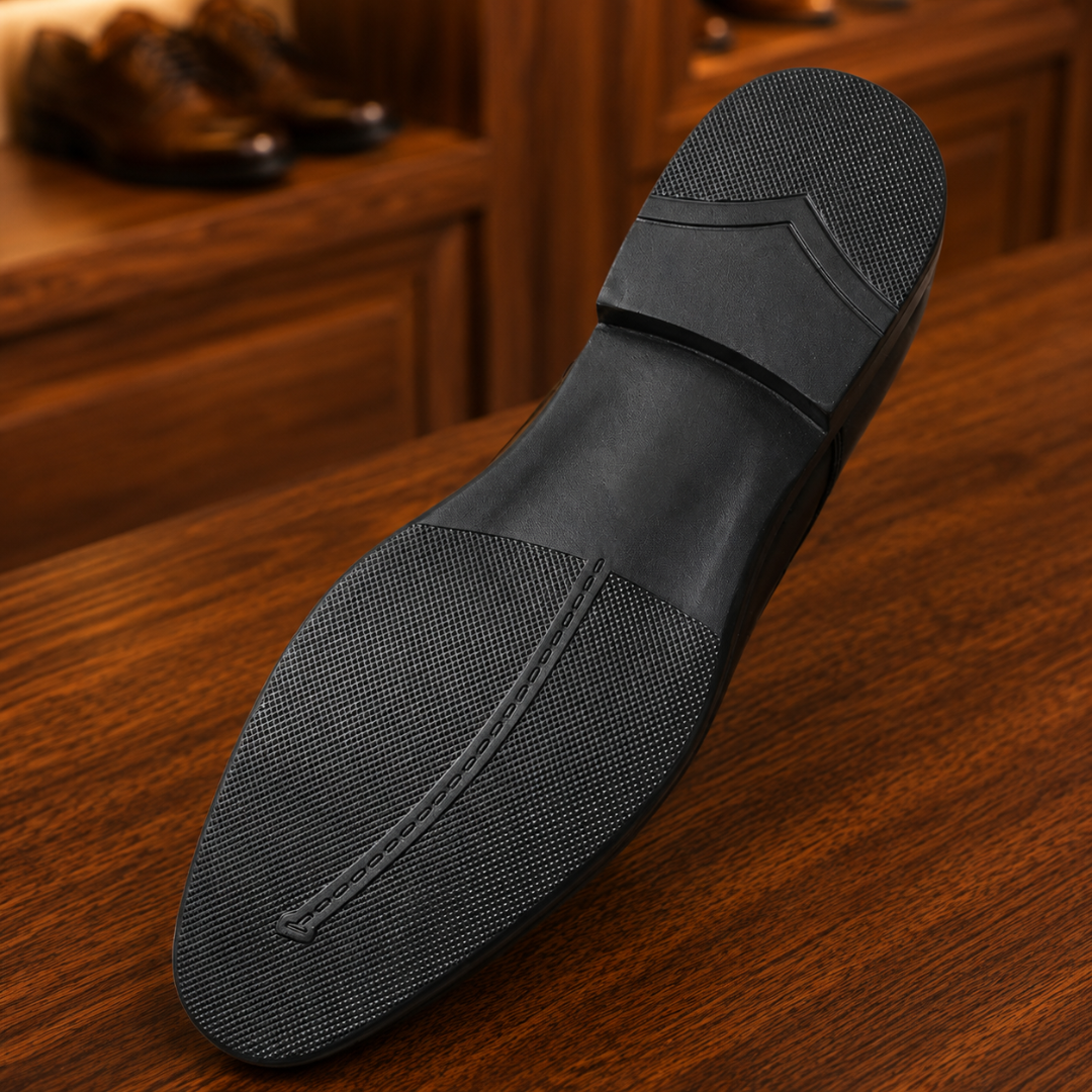 Textured Slip-On Mules