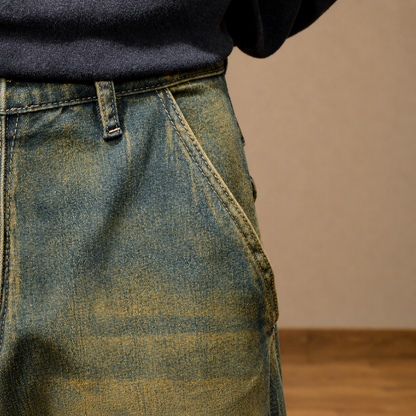 Rugged Casual Cargo Jeans