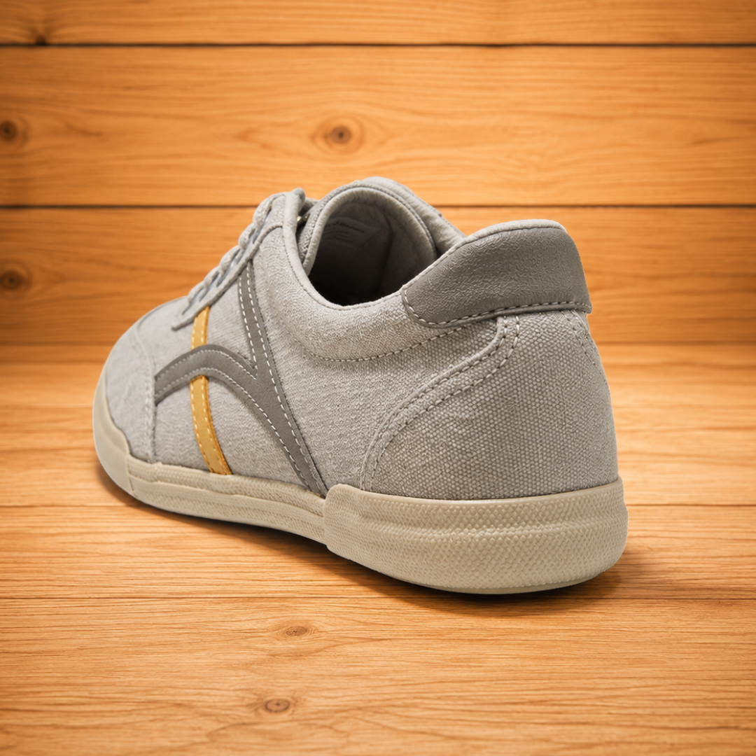 Canvas Lace-Up Casual Sneakers