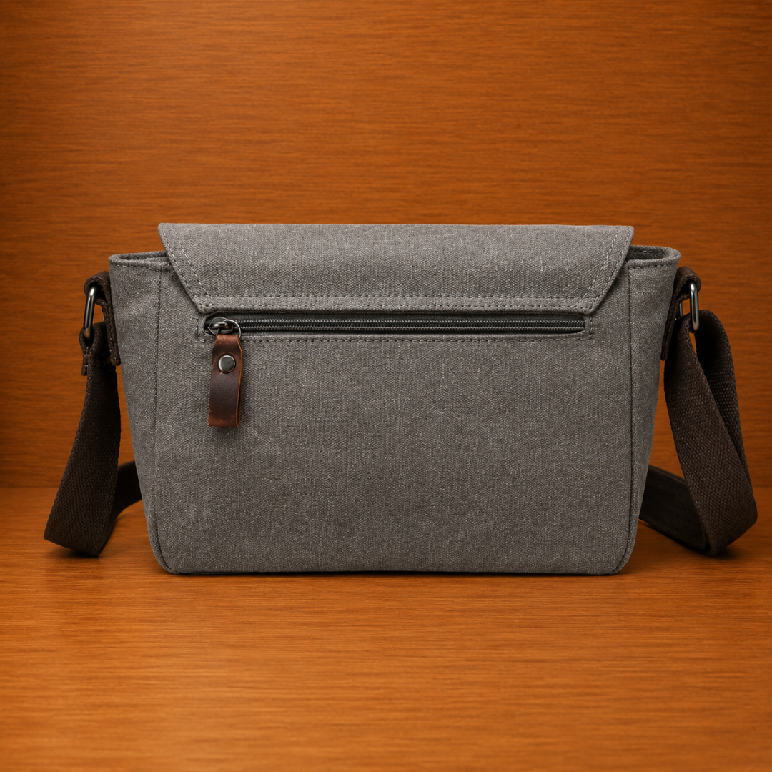 Canvas Crossbody Messenger Bag