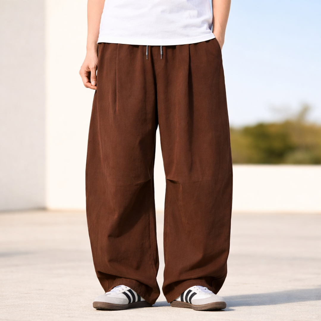 Retro Wide-leg Trousers