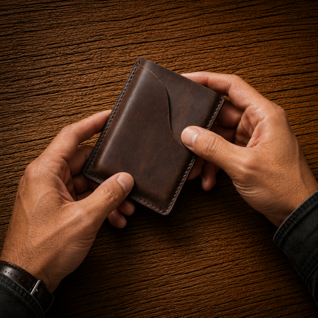 Leather Card Holder Wallet