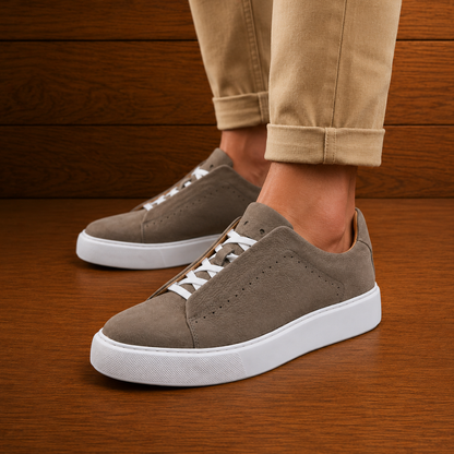 Retro Leather Casual Sneakers