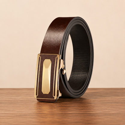 Automatic Buckle Leather Belt