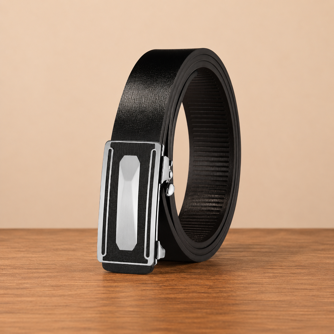 Automatic Buckle Leather Belt