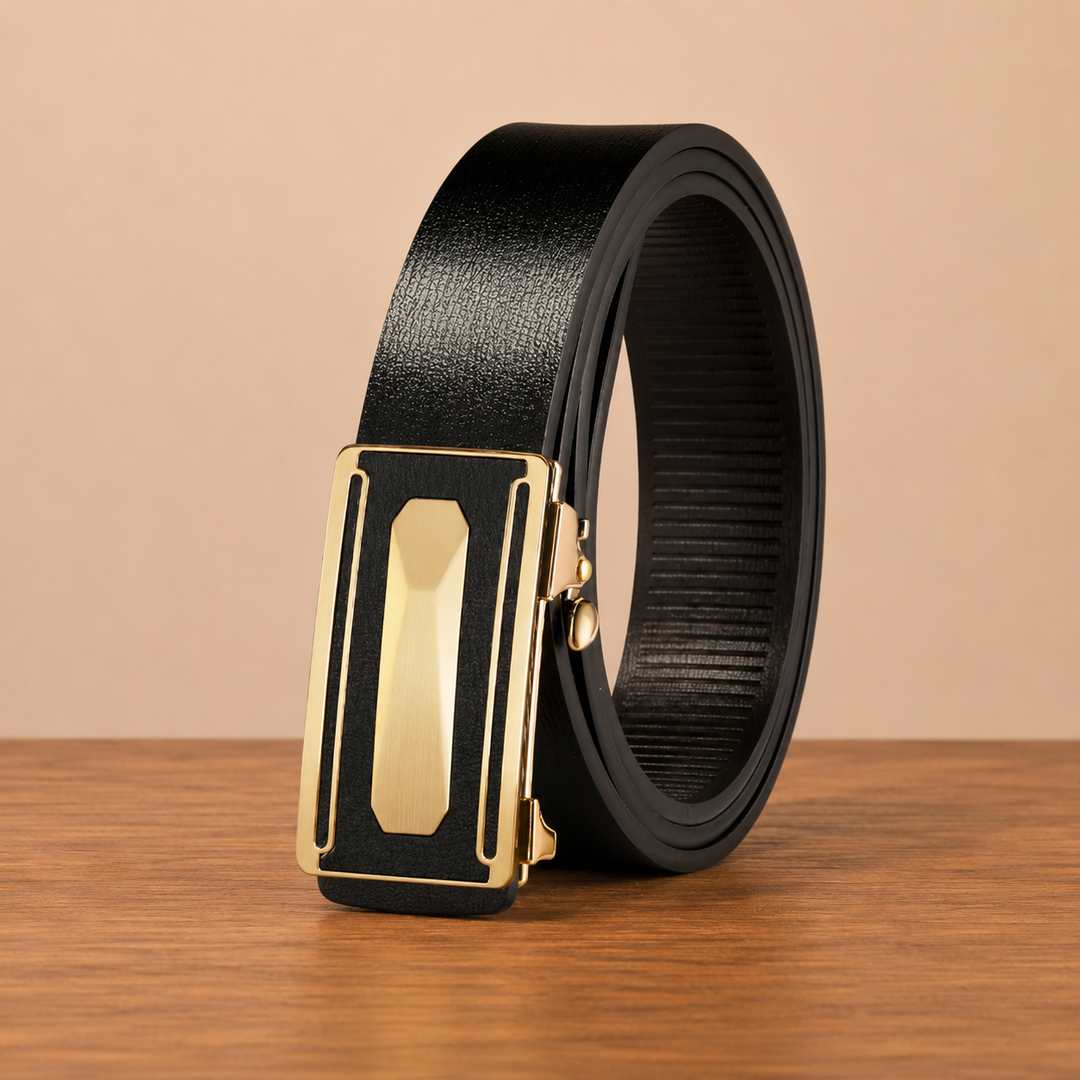 Automatic Buckle Leather Belt