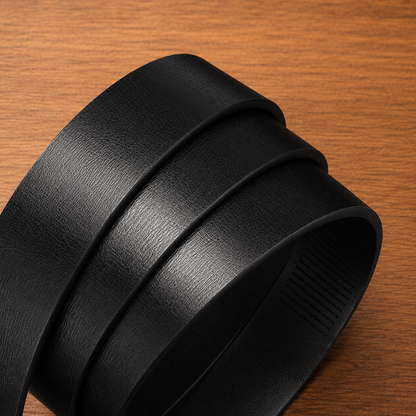 Automatic Buckle Leather Belt