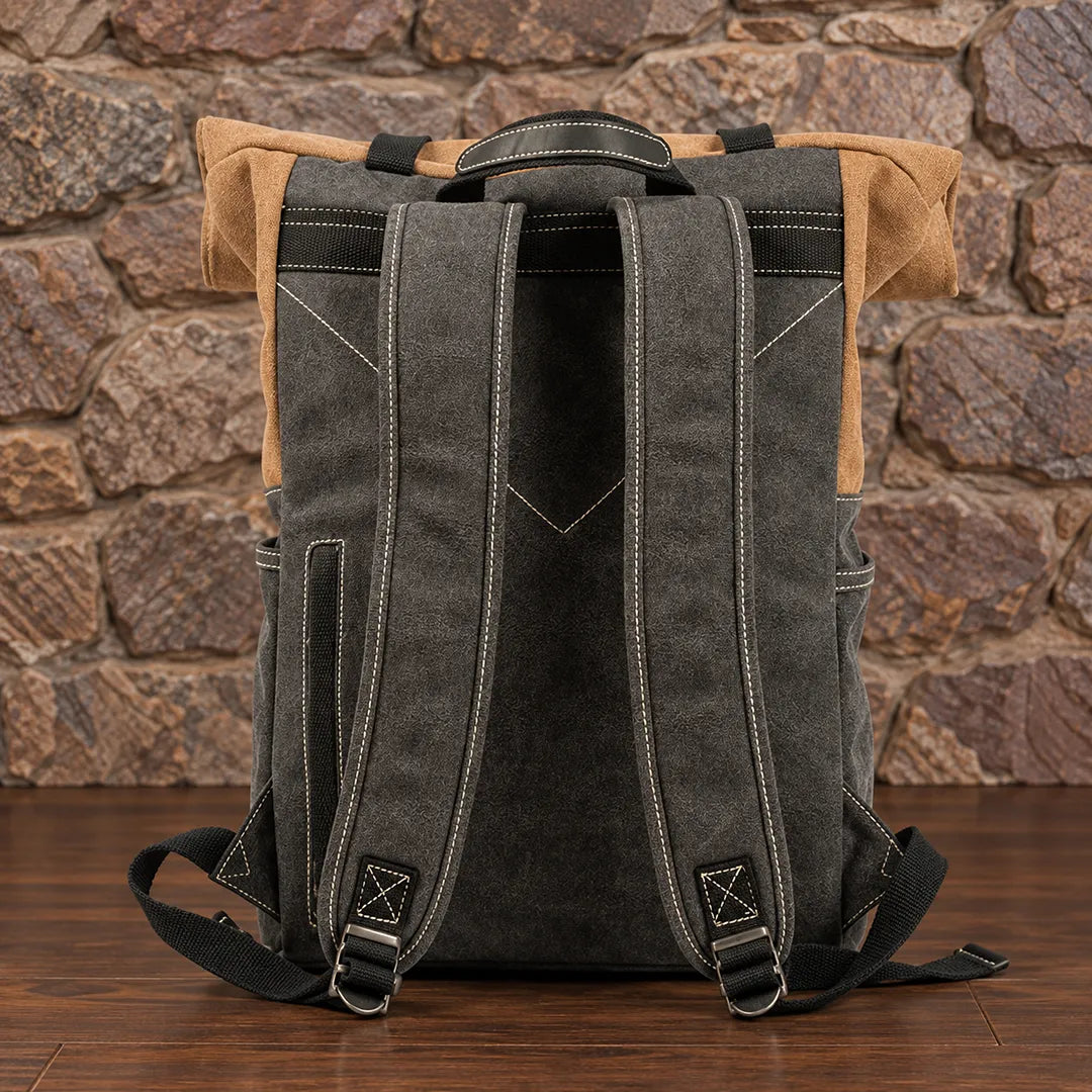 Buckled Rolltop Backpack