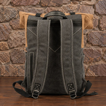 Buckled Rolltop Backpack