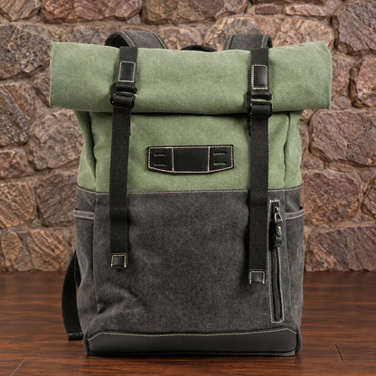Buckled Rolltop Backpack