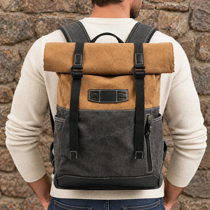 Buckled Rolltop Backpack
