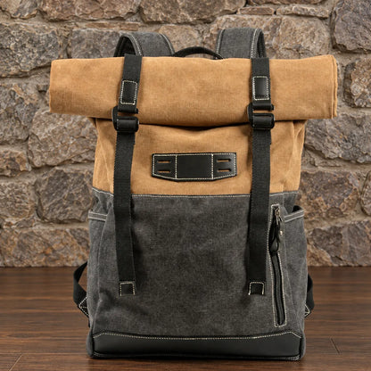 Buckled Rolltop Backpack