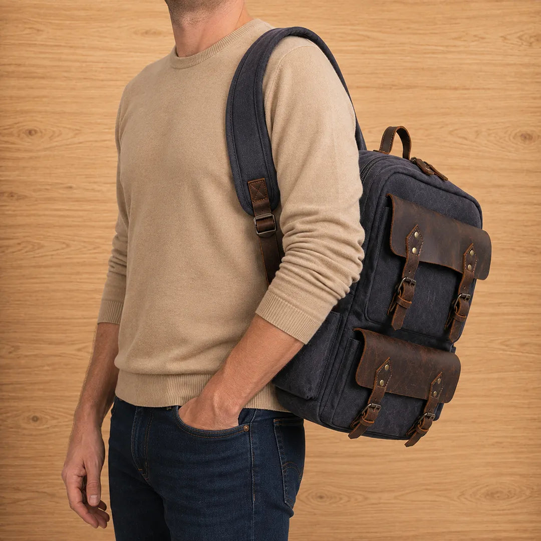 Canvas Laptop Backpack