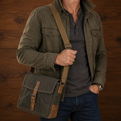 Canvas Messenger Bag