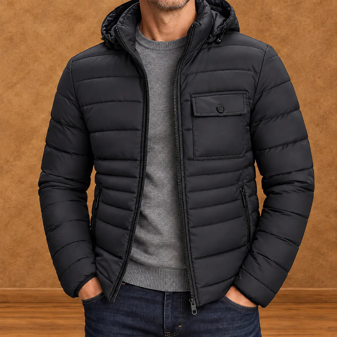 Casual Hooded Puffer Jacket