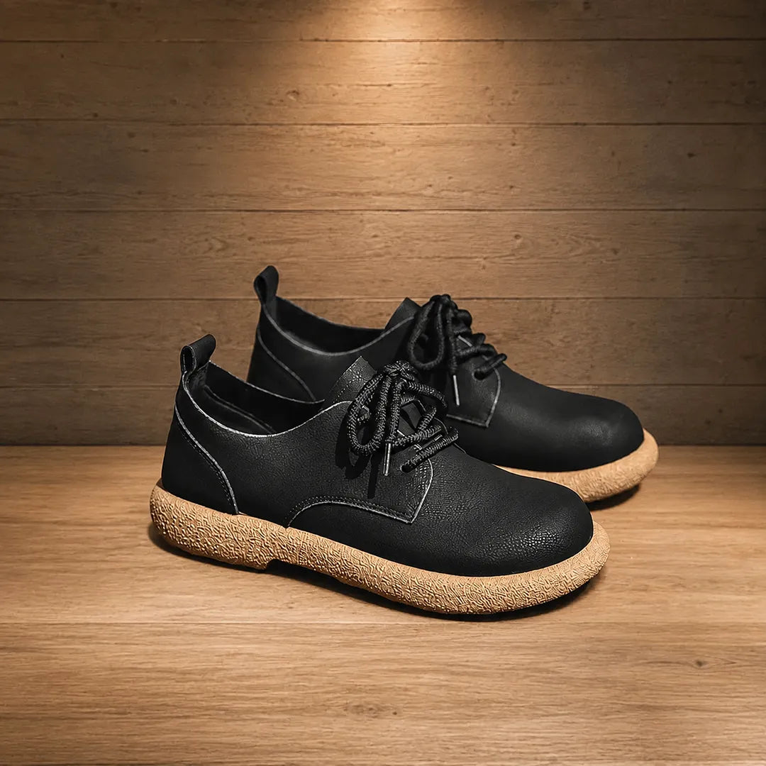 Casual Lace-Up Derby Shoes