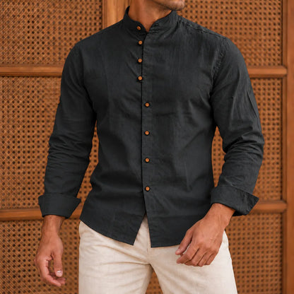 Casual Stand Collar Shirt