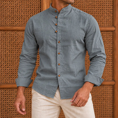 Casual Stand Collar Shirt
