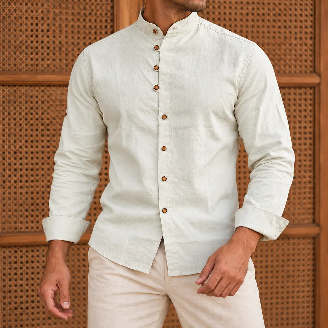 Casual Stand Collar Shirt
