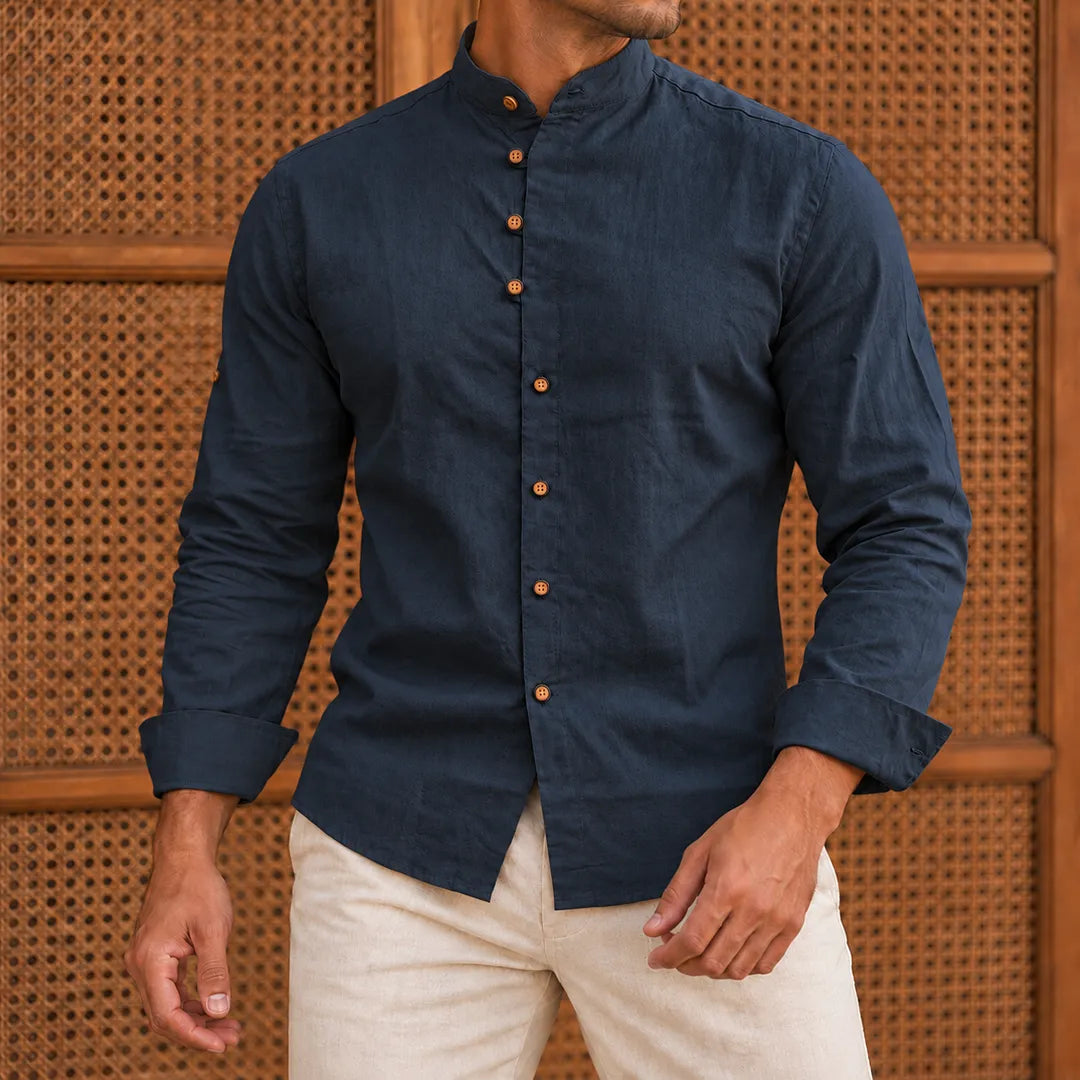 Casual Stand Collar Shirt