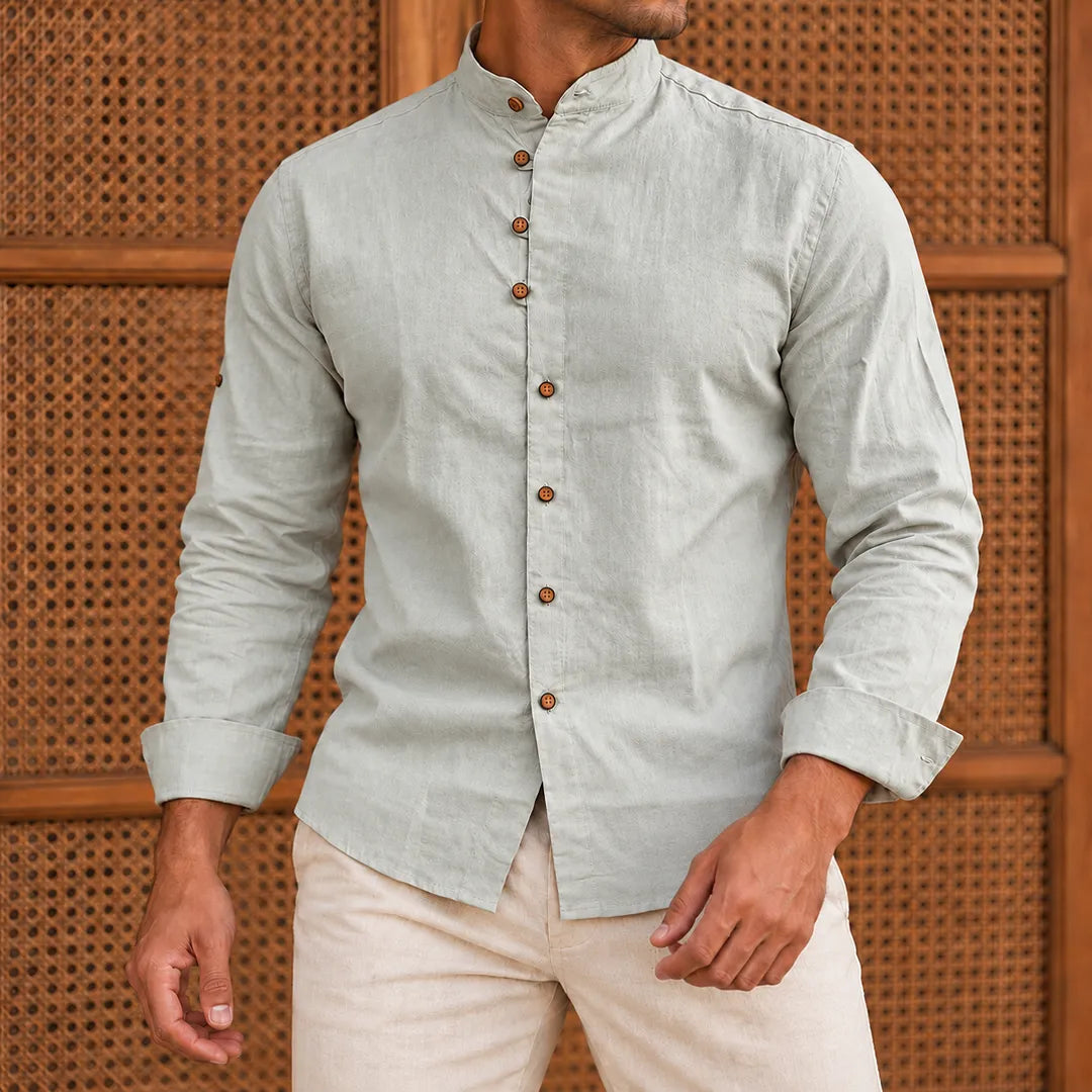 Casual Stand Collar Shirt