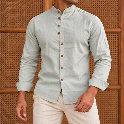 Casual Stand Collar Shirt
