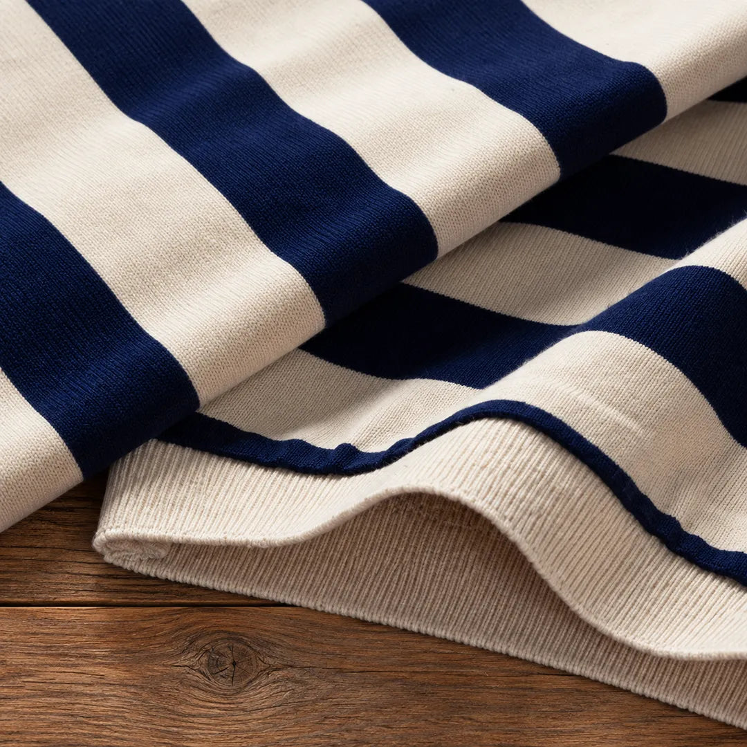 Casual Striped Polo Shirt