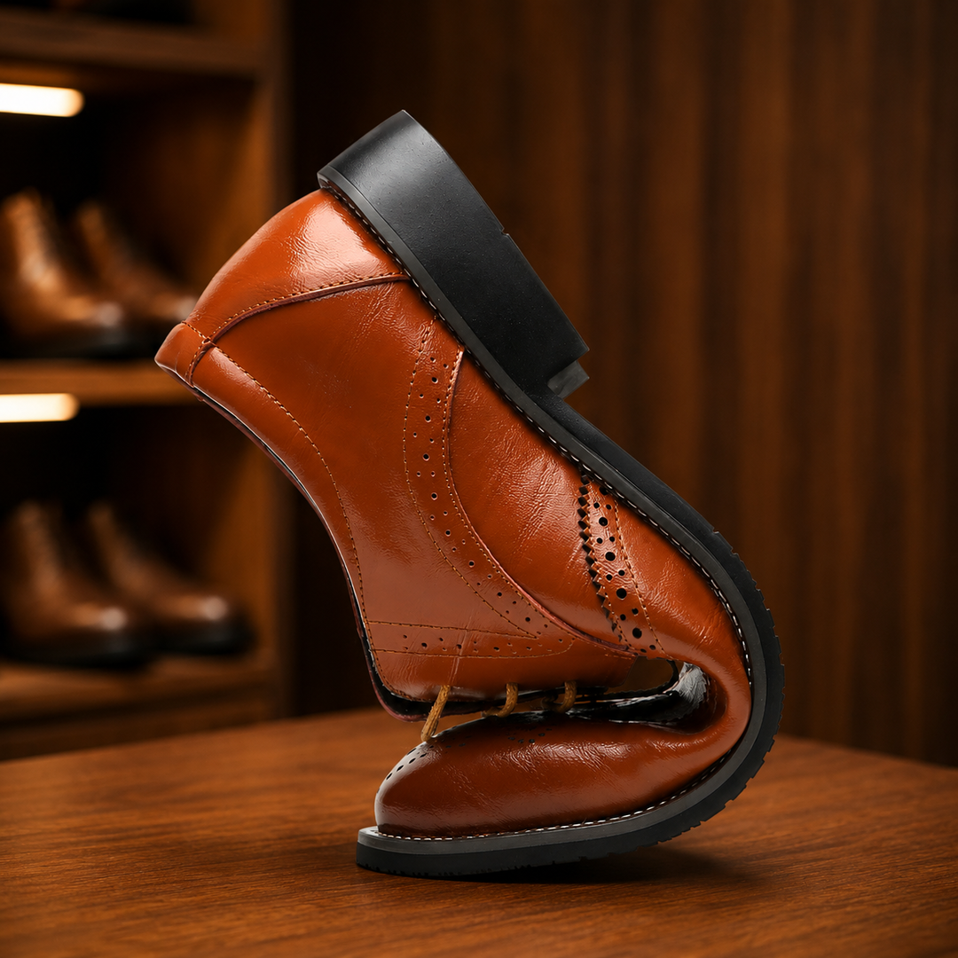 Classic Wingtip Brogue Shoes