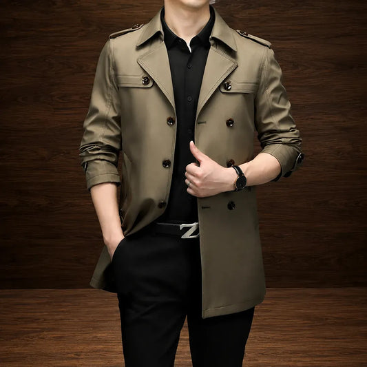 Classic Belted Trench Coat