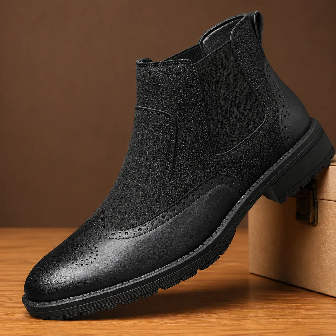 Classic Brogue Ankle Boots