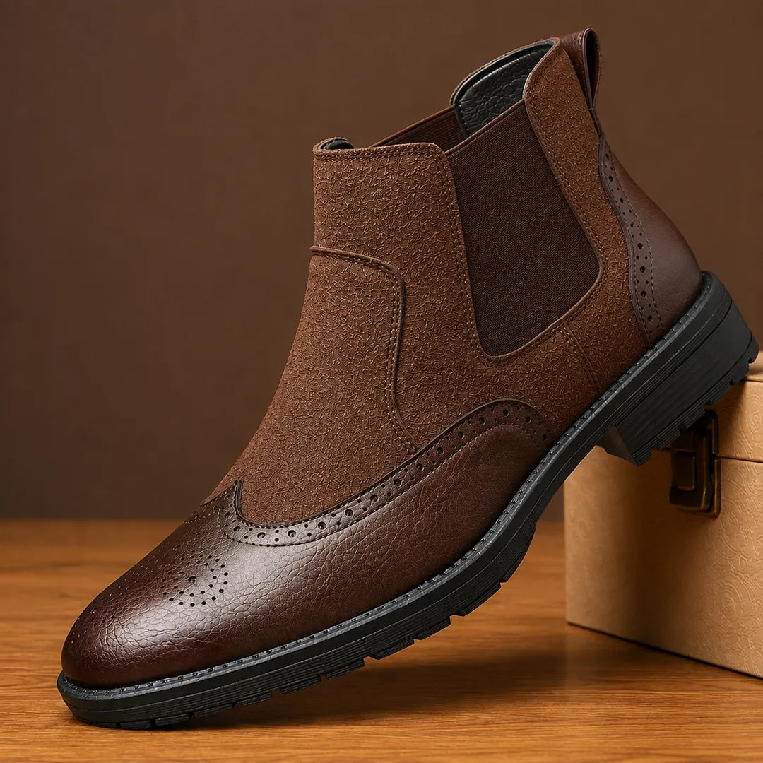 Classic Brogue Ankle Boots