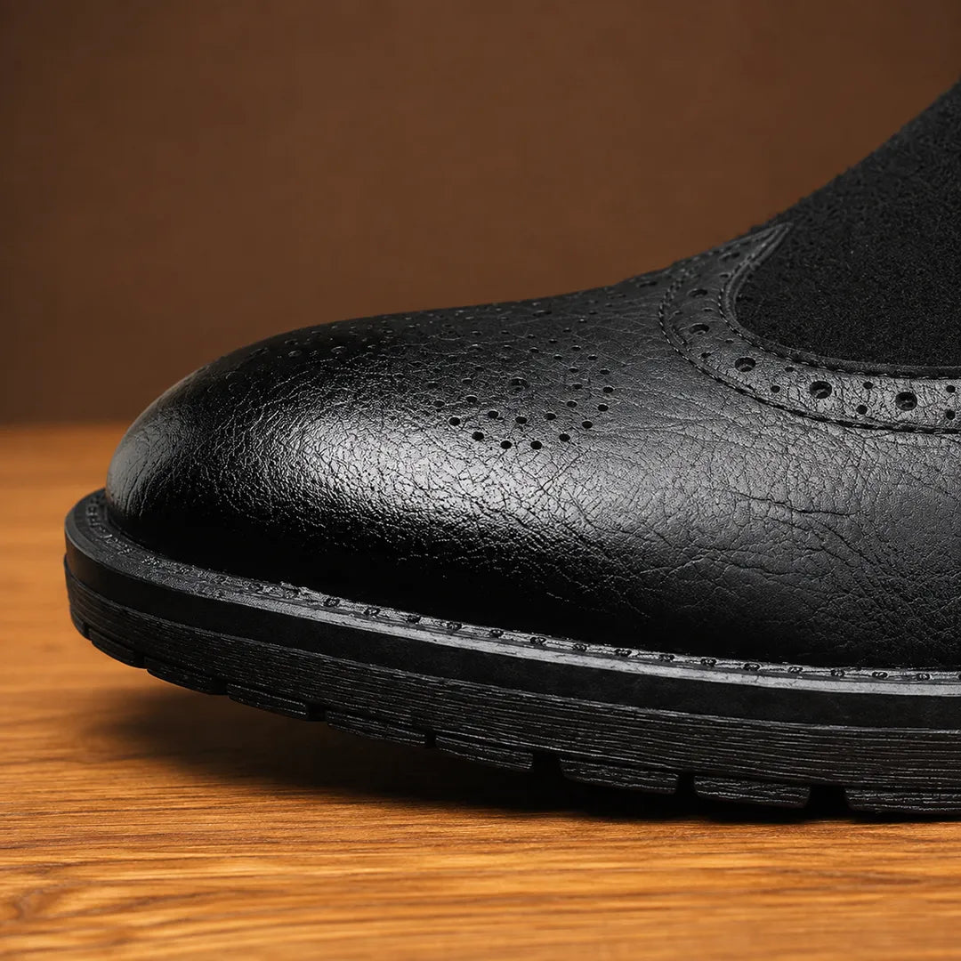 Classic Brogue Ankle Boots