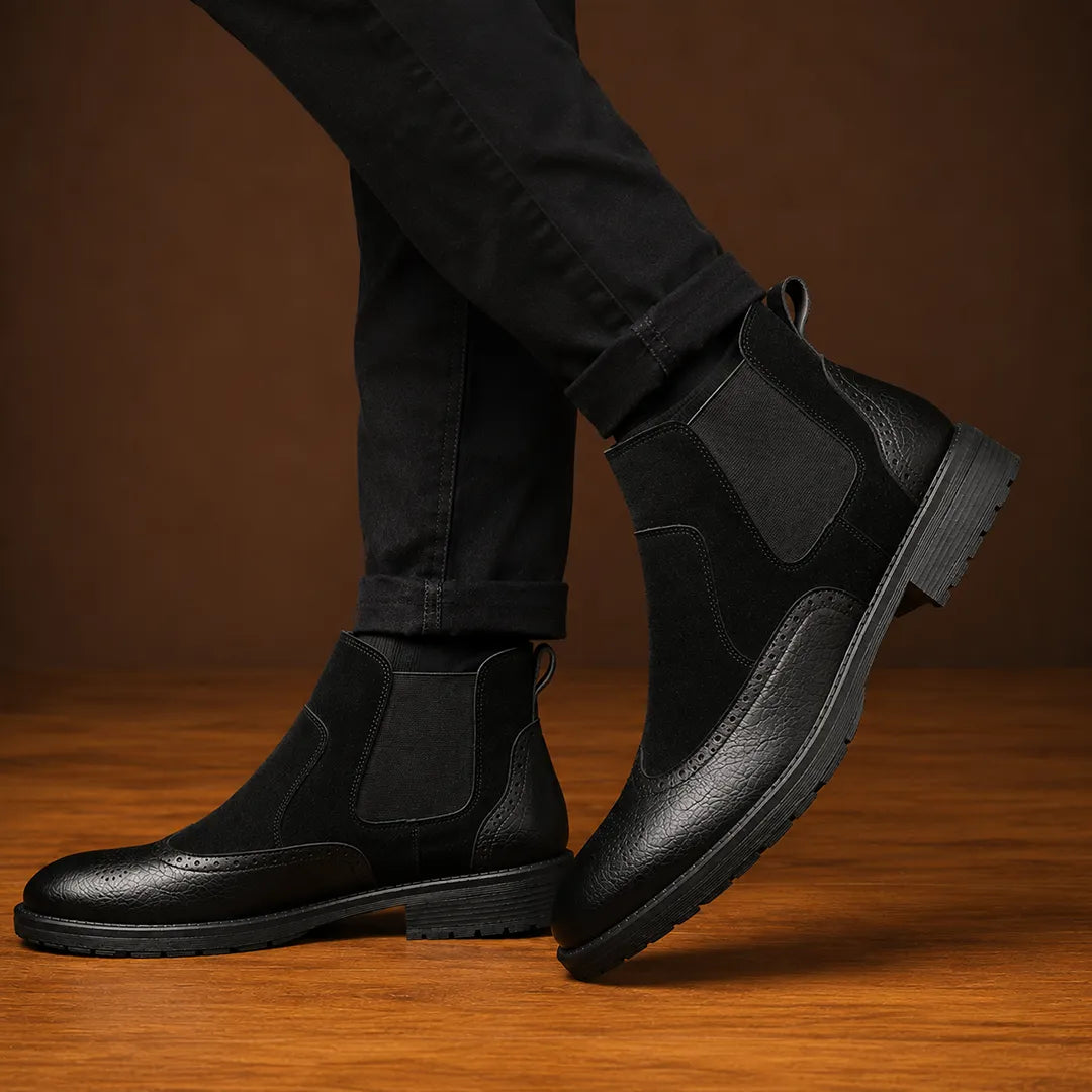 Classic Brogue Ankle Boots