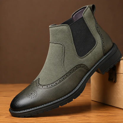 Classic Brogue Ankle Boots