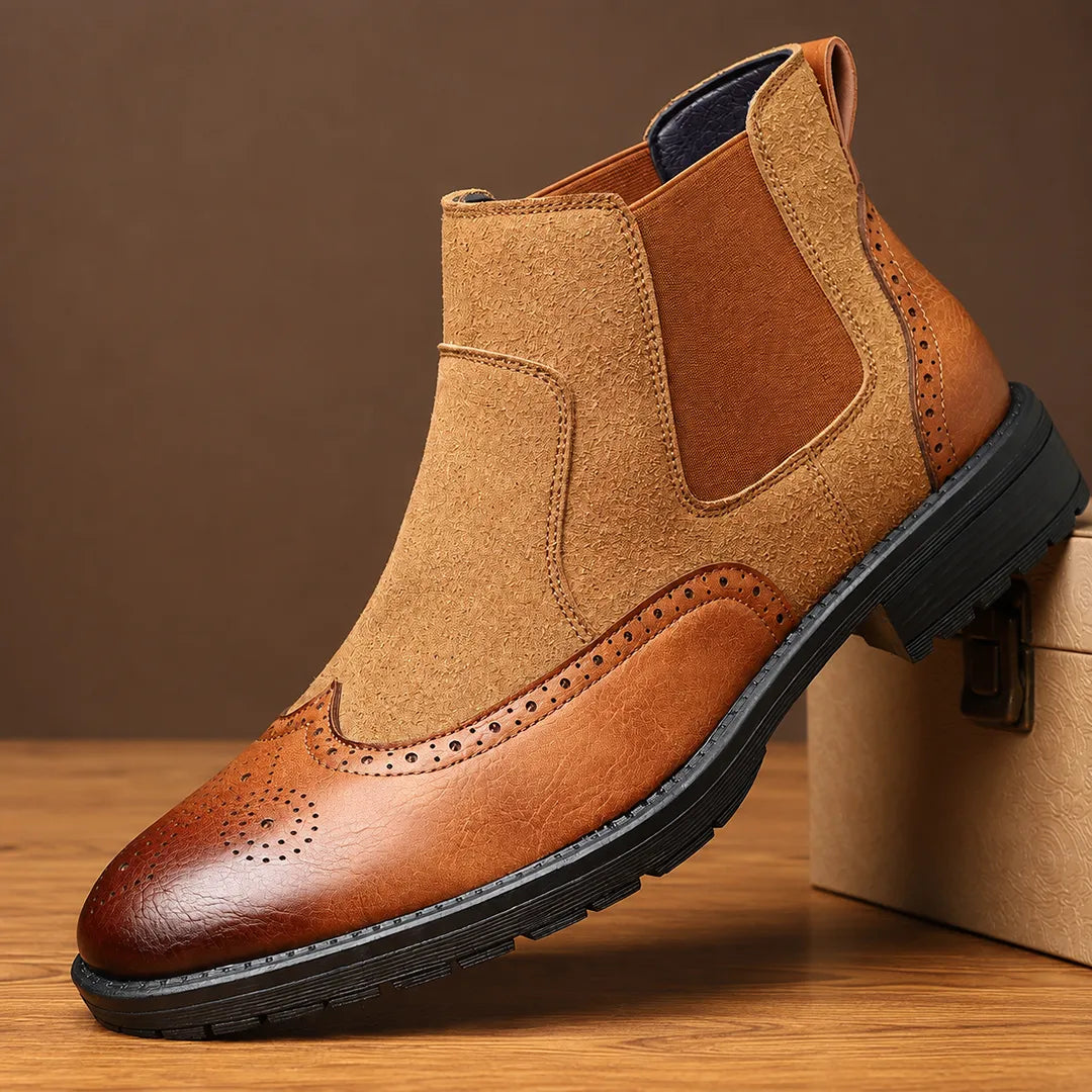 Classic Brogue Ankle Boots