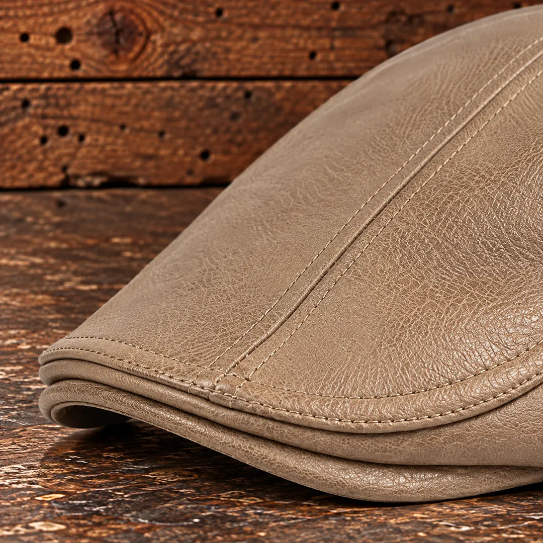 Classic Buckle Flat Cap