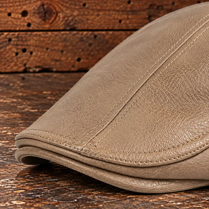 Classic Buckle Flat Cap