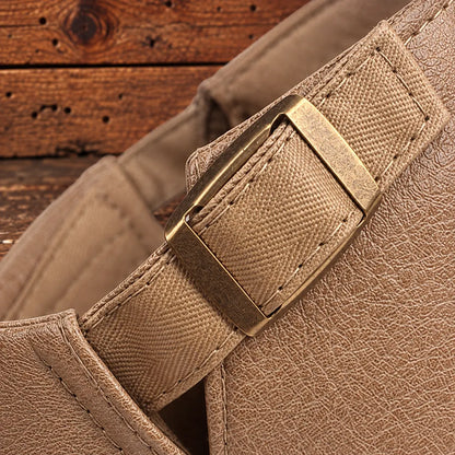 Classic Buckle Flat Cap