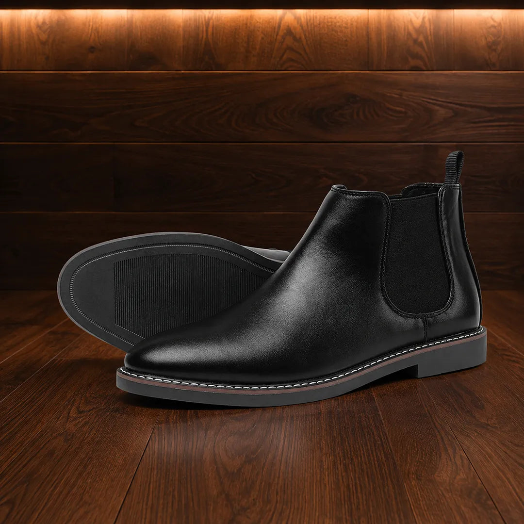 Classic Leather Chelsea Boots