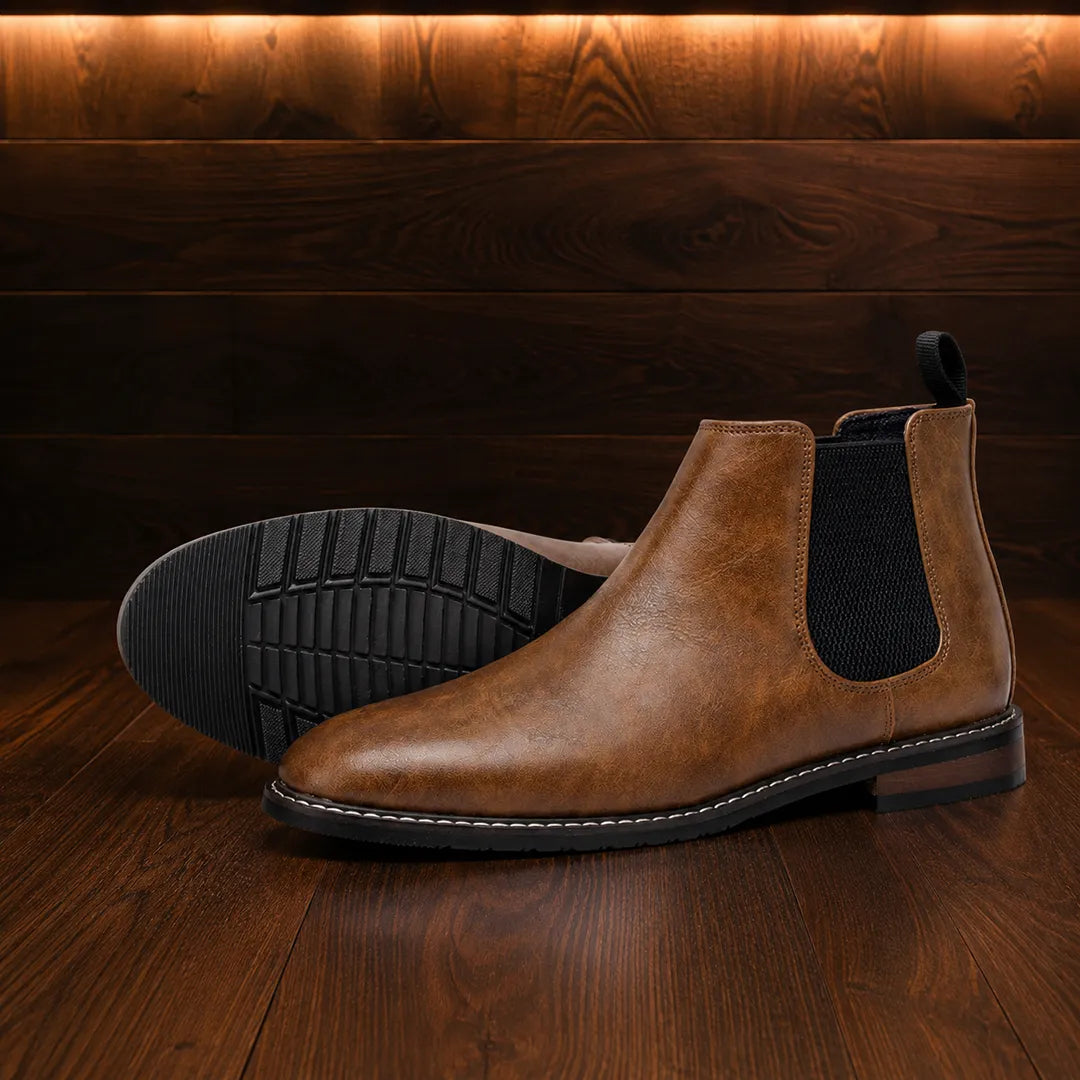 Classic Leather Chelsea Boots