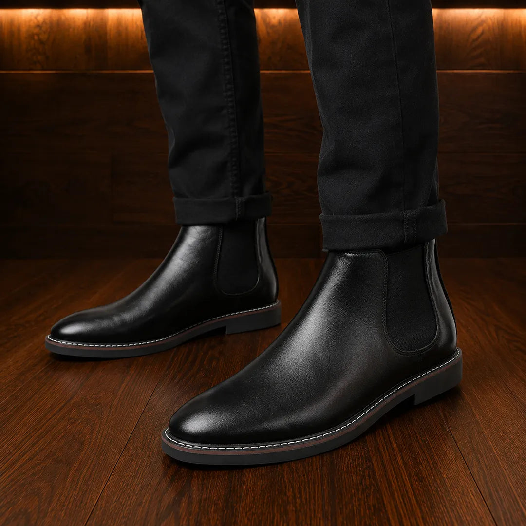 Classic Leather Chelsea Boots