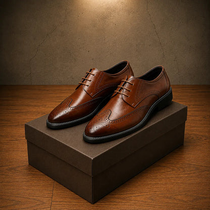 Classic Wingtip Dress Shoes